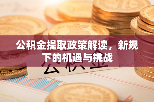民勤公积金提取政策解读，新规下的机遇与挑战