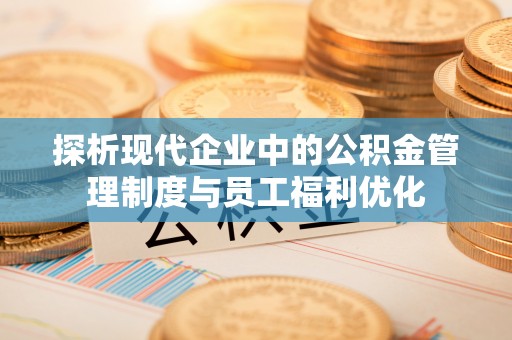 民勤探析现代企业中的公积金管理制度与员工福利优化