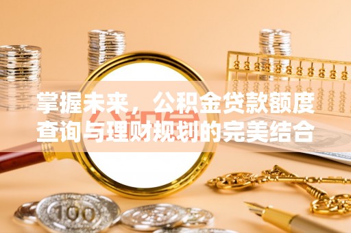 民勤掌握未来，公积金贷款额度查询与理财规划的完美结合